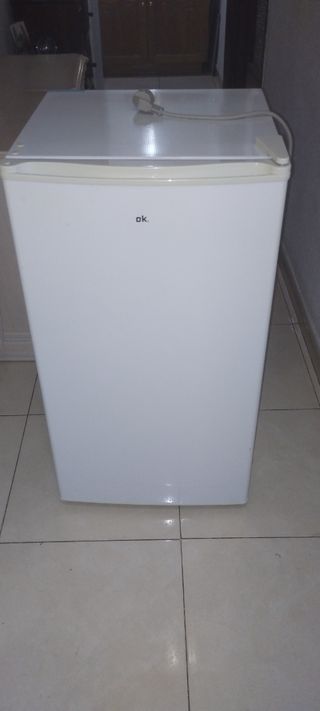 Nevera pequeña blanca