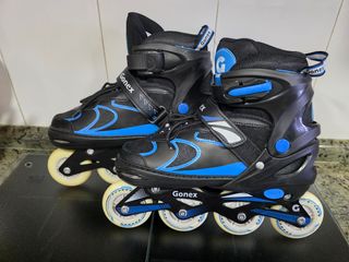 Patines en línea Gonex negros y azules