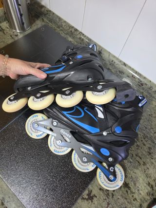 Patines en línea Gonex negros y azules