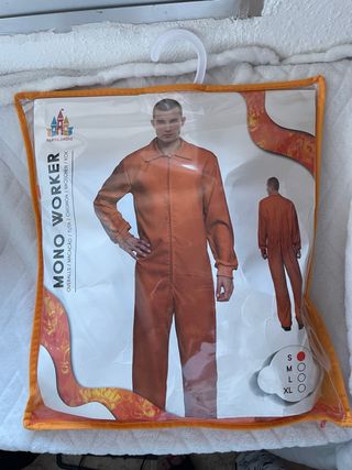 Disfraz Mono Naranja Partilandia Talla M