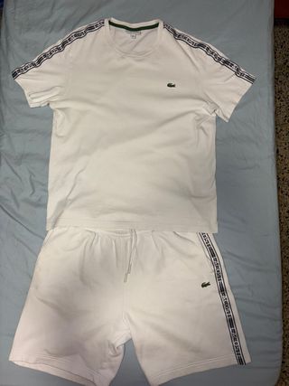 Conjunto Chándal Lacoste Blanco