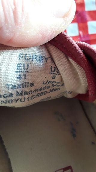 Zapatillas Napapijri rojas talla 41