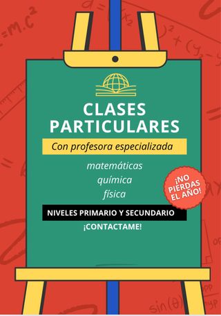 Clases particulares para todos los cursos 