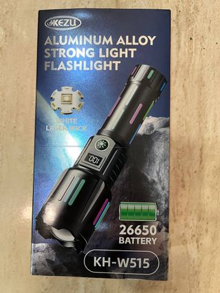 Linterna Led de alta potencia recargable, NUEVA