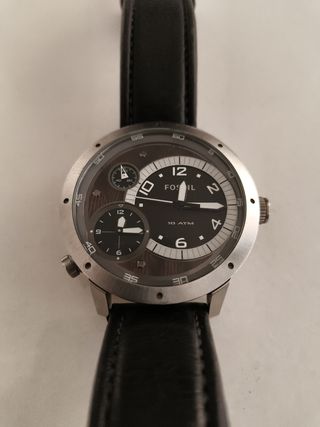 Reloj Fossil FS4436 Hombre Negro/Plata