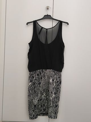Vestido corto fiesta estampado S