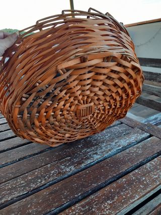 Cesta de mimbre grande