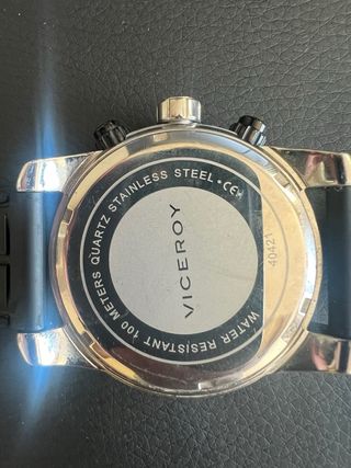 Reloj Viceroy Cronógrafo Negro y Rojo