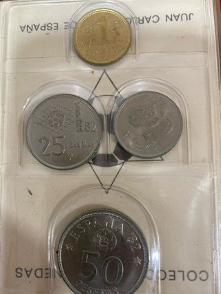 Monedas Mundial España 82 