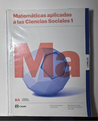 Matemáticas 1 BA CCSS LOMLOE