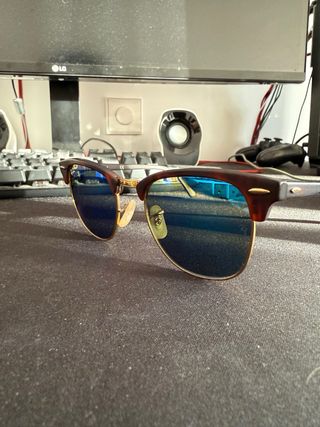 Ray-Ban Clubmaster Gafas de Sol Marrones