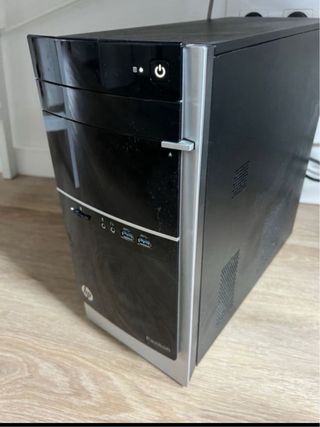 Ordenador HP sobremesa negro