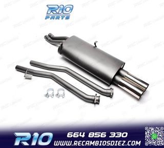 SILENCIOSO ESCAPE PARA BMW SERIE 3 E30 L6 1982-1993 x2