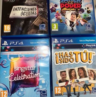 PS4 (Playstation 4) + Mando + 4 Juegos
