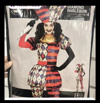 Disfraz Arlequín Diamante Talla S1 