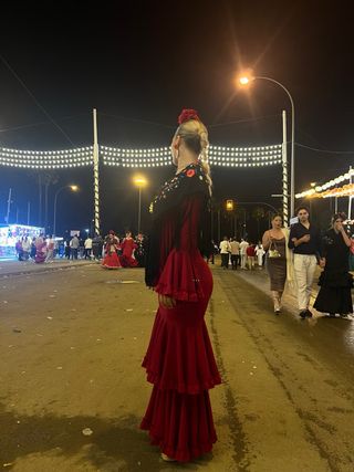 Vestido de Flamenca Rojo