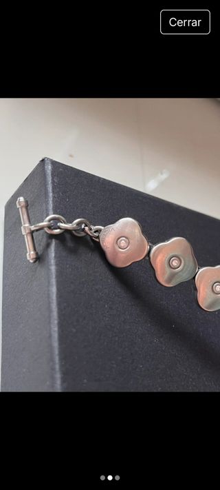 Pulsera Acero Flor con Circonita