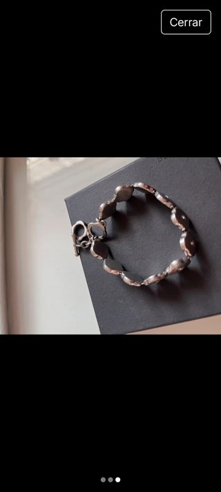 Pulsera Acero Flor con Circonita