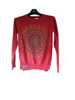 Jersey Desigual Rojo Mandala Talla M
