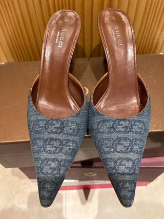 Zapatos Gucci Talla 37 Denim GG