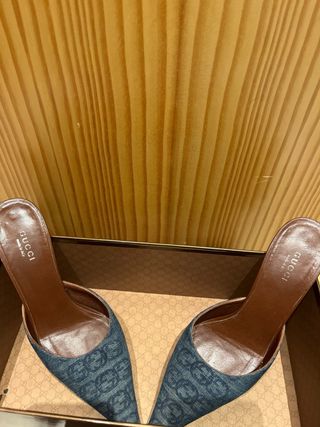 Zapatos Gucci Talla 37 Denim GG