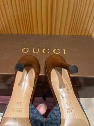 Zapatos Gucci Talla 37 Denim GG