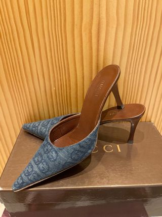 Zapatos Gucci Talla 37 Denim GG