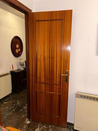 Puerta de color sapelly