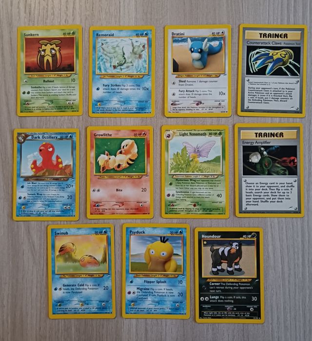 Lotto carte Pokemon Neo Destiny Inglese