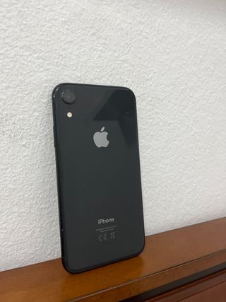 iPhone XR 64GB Negro (Funda rosa de regalo)