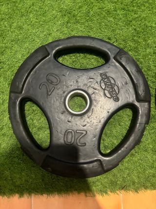 2 Discos de Pesas Olímpicos 20 Kg