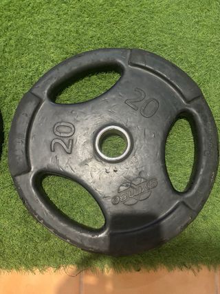 2 Discos de Pesas Olímpicos 20 Kg