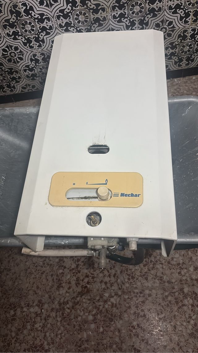 Calentador de agua a gas Nekar blanco