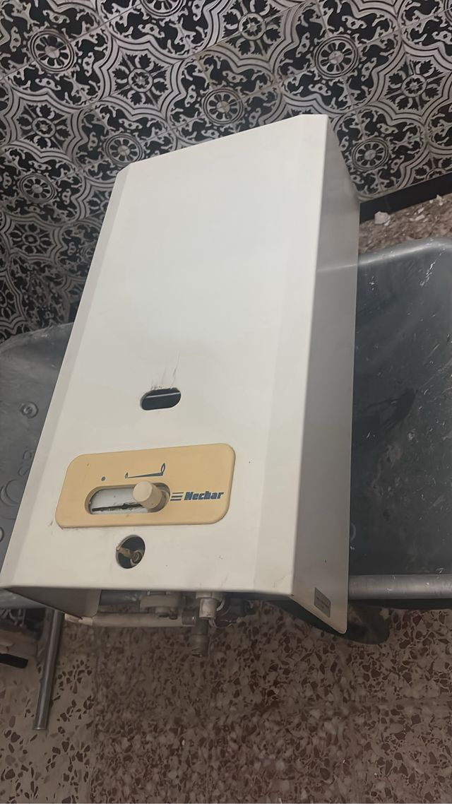 Calentador de agua a gas Nekar blanco