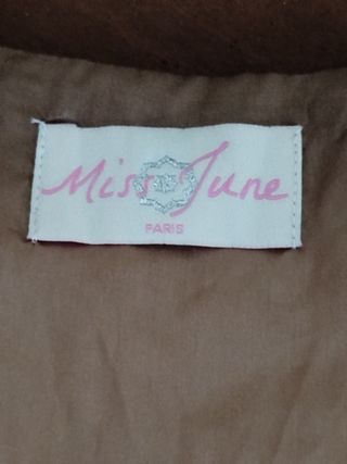 Chaleco Miss June flecos y abalorios
