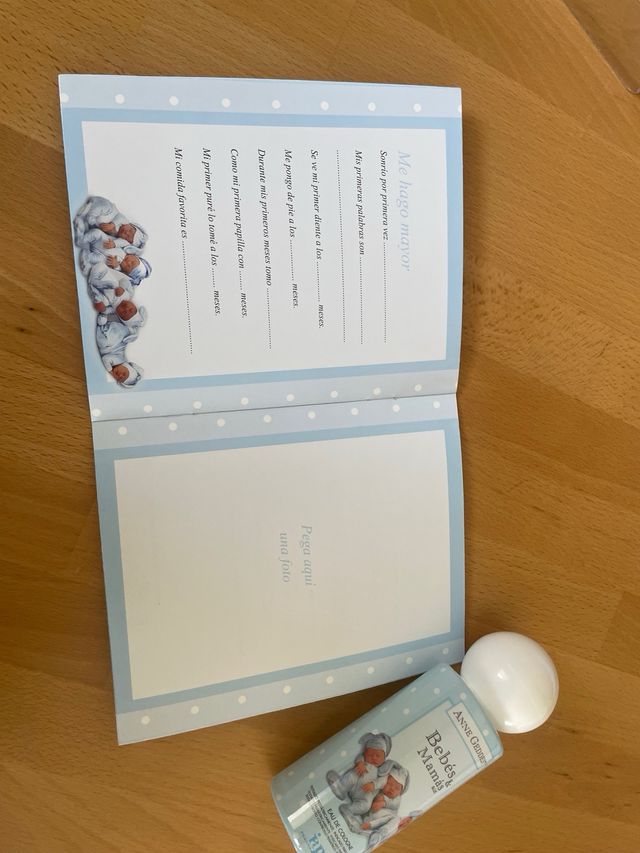 Set Colonia y Diario Bebé Anne Geddes