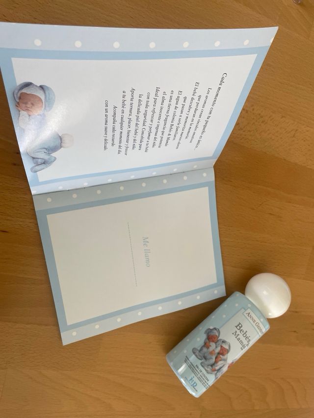 Set Colonia y Diario Bebé Anne Geddes