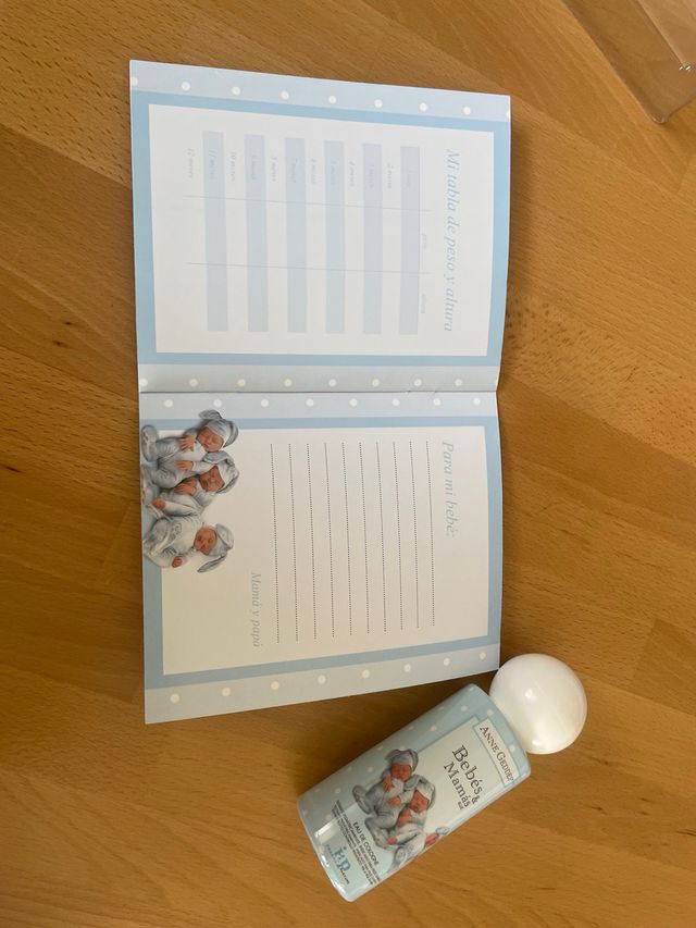 Set Colonia y Diario Bebé Anne Geddes