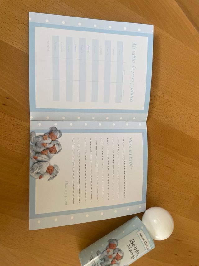 Set Colonia y Diario Bebé Anne Geddes