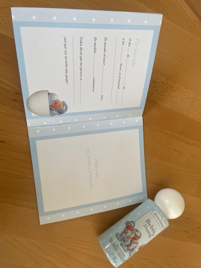 Set Colonia y Diario Bebé Anne Geddes