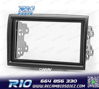 MARCO NEGRO RADIO 2-DIN PARA CITROEN JUMPER PEUGEOT BOXER FI