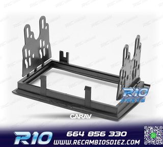 MARCO NEGRO RADIO 2-DIN PARA CITROEN JUMPER PEUGEOT BOXER FI