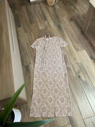 Vestido midi estampado