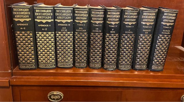 Diccionario enciclopédico antiguo