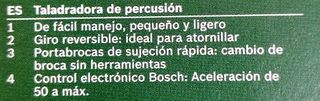 Taladro Bosch PSB Easy 500W