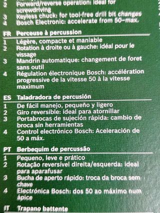 Taladro Bosch PSB Easy 500W