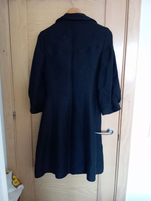 Abrigo Mango Talla S Negro