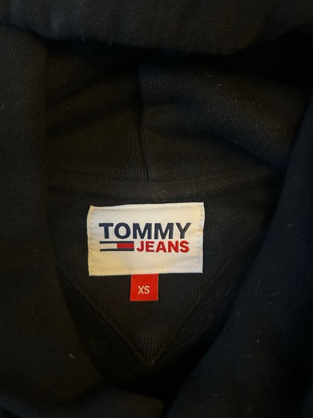Sudadera Tommy Hilfiger Negra Talla XS