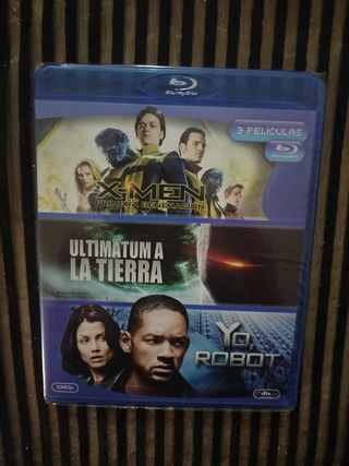 Pack 3 Películas Blu-ray X-Men, Ultimátum,Yo Robot