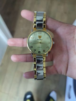 Reloj Leon Nero Dorado y Plateado